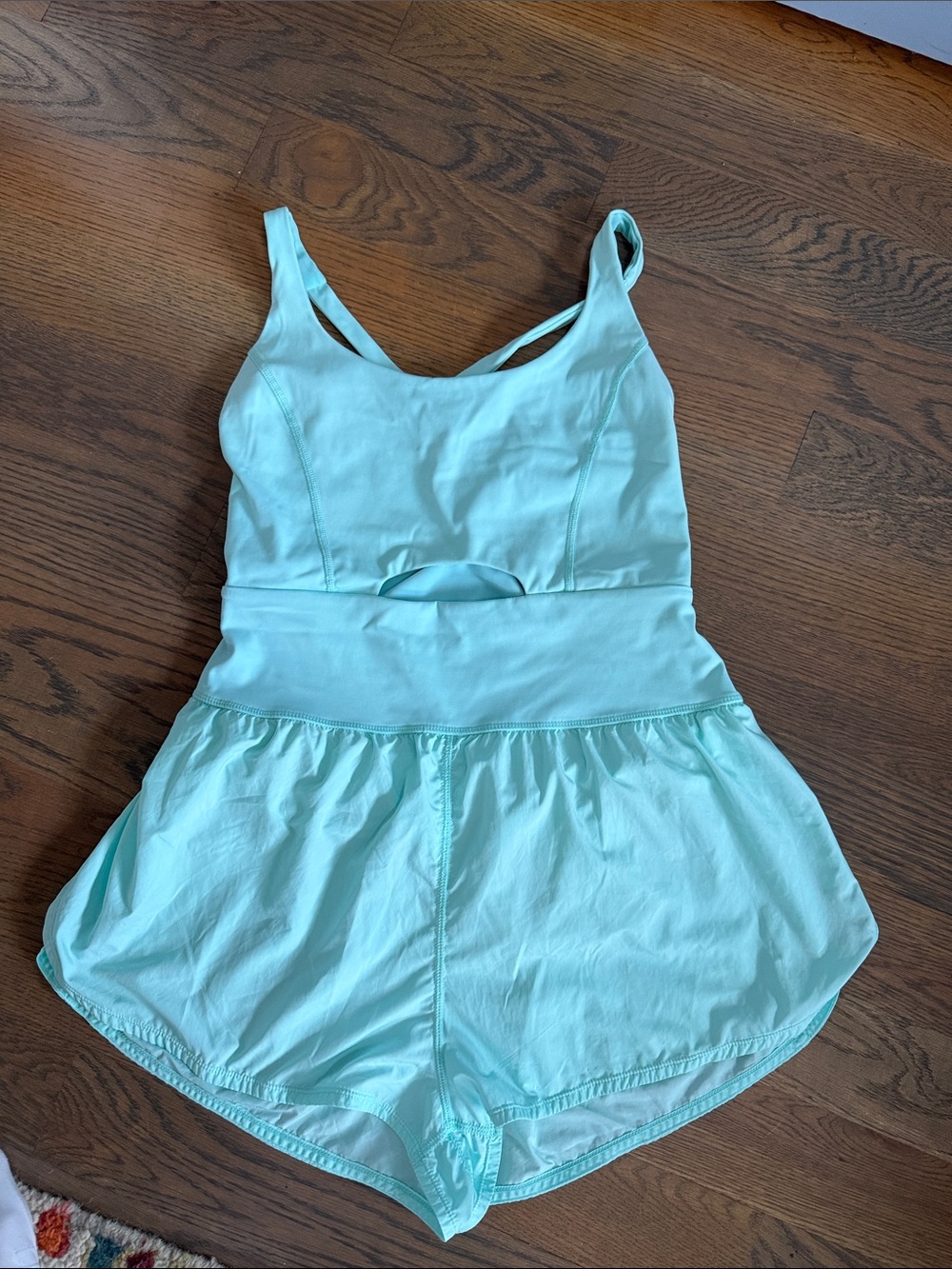 Free people movement Light Aqua Athletic Romper